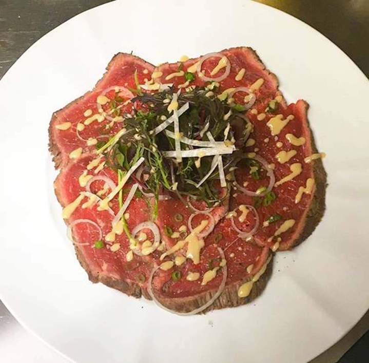 Carpaccio de viande Rochefort